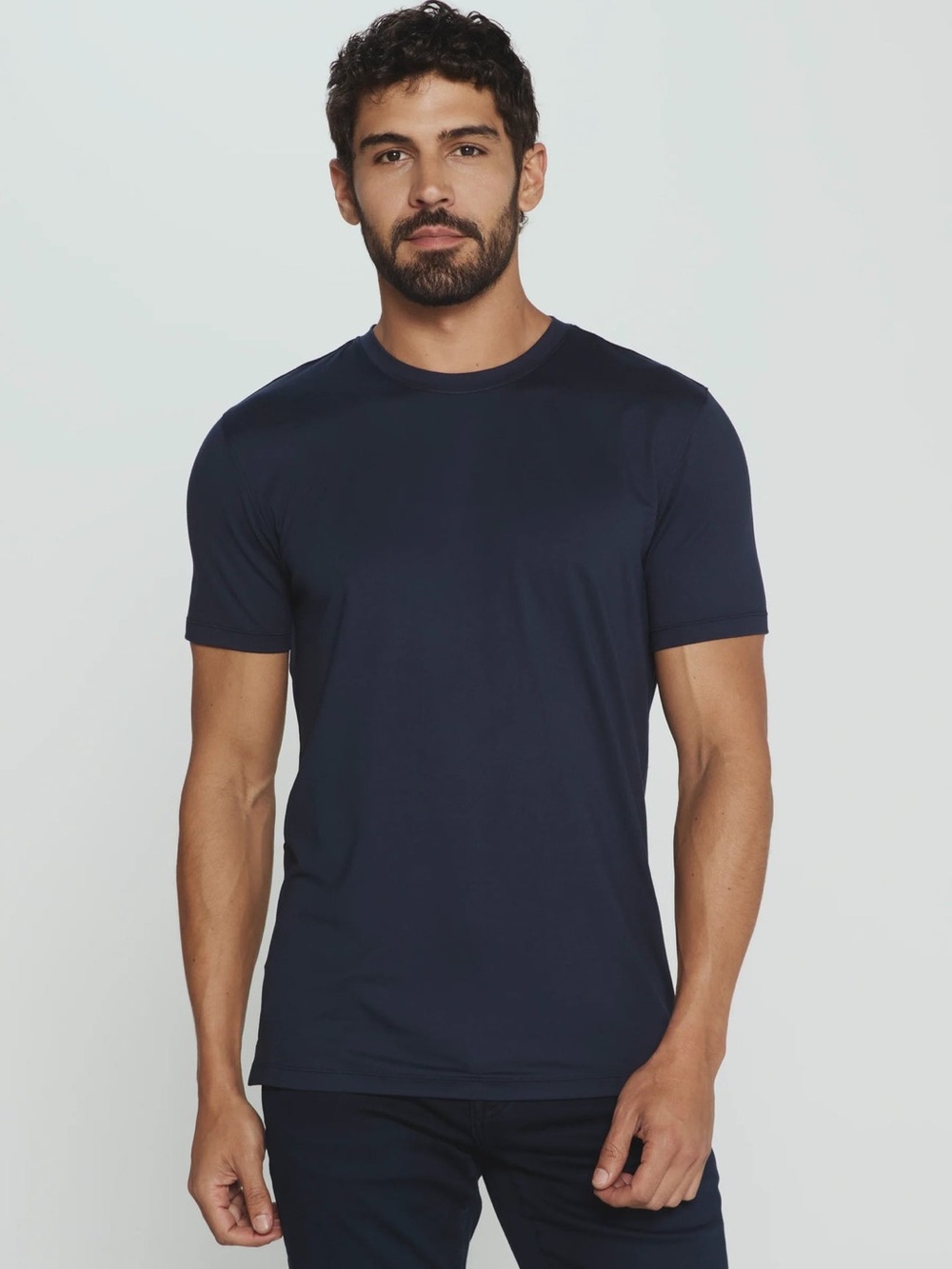 7 Diamonds Core Crew Neck Tee T-shirt L Mens Navy